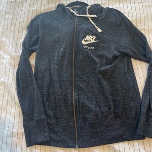 Nike Full Zip Heather Gray Jacket